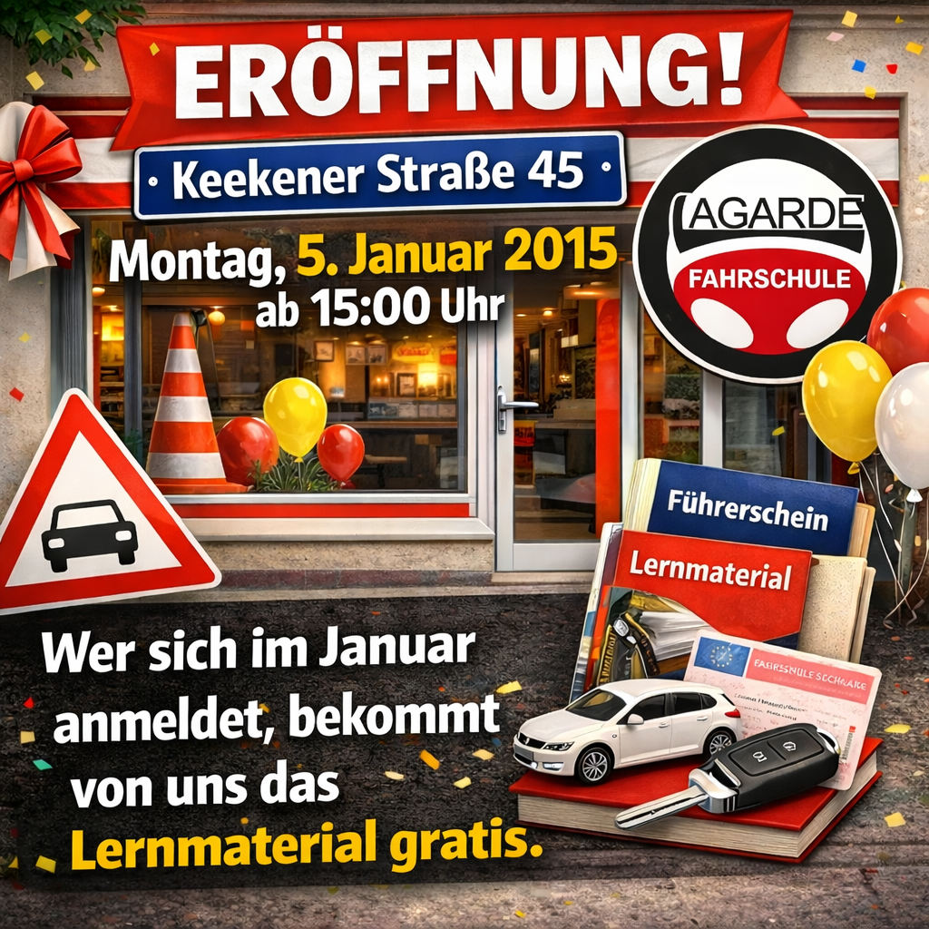 Fahrschule Rindern - Schulungsraum